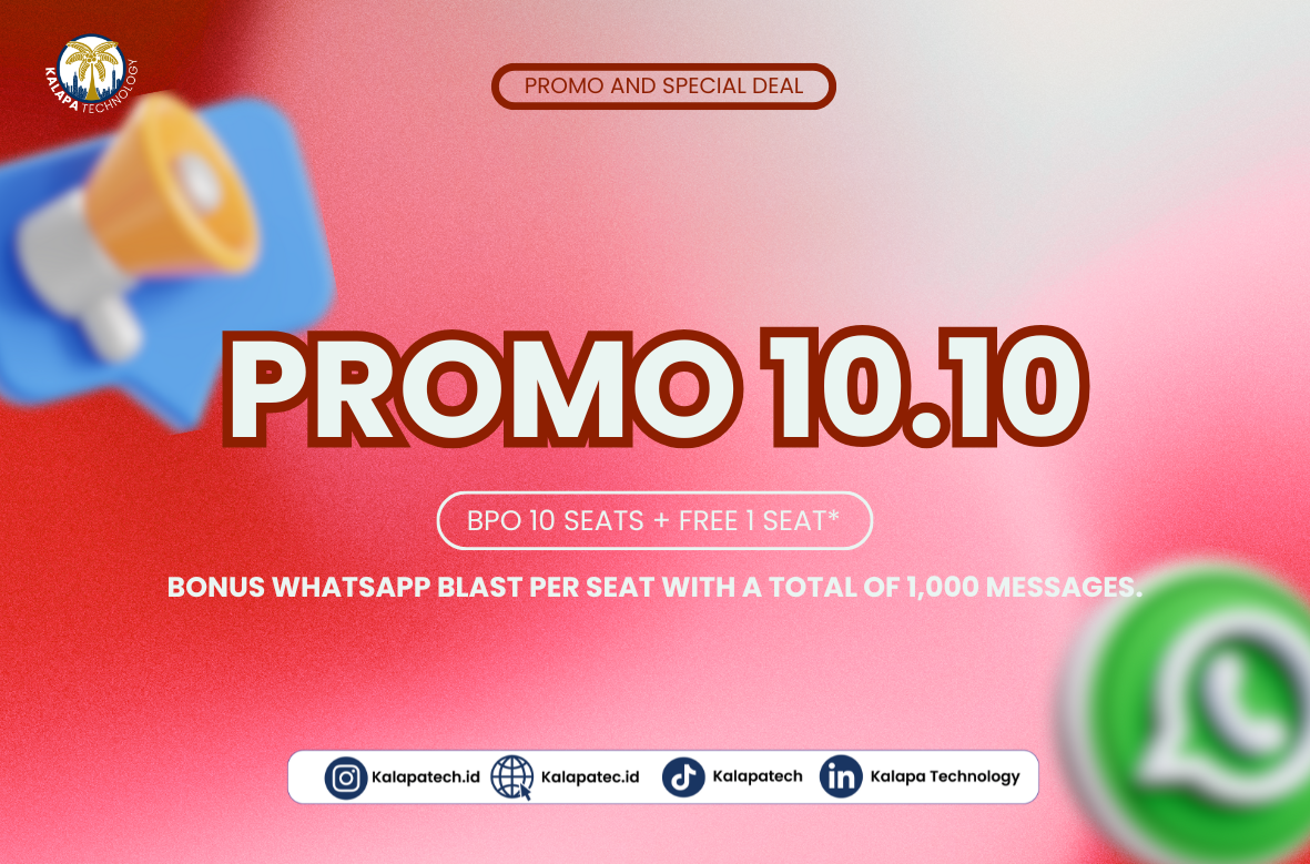 PROMO 10.10: BPO + WhatsApp